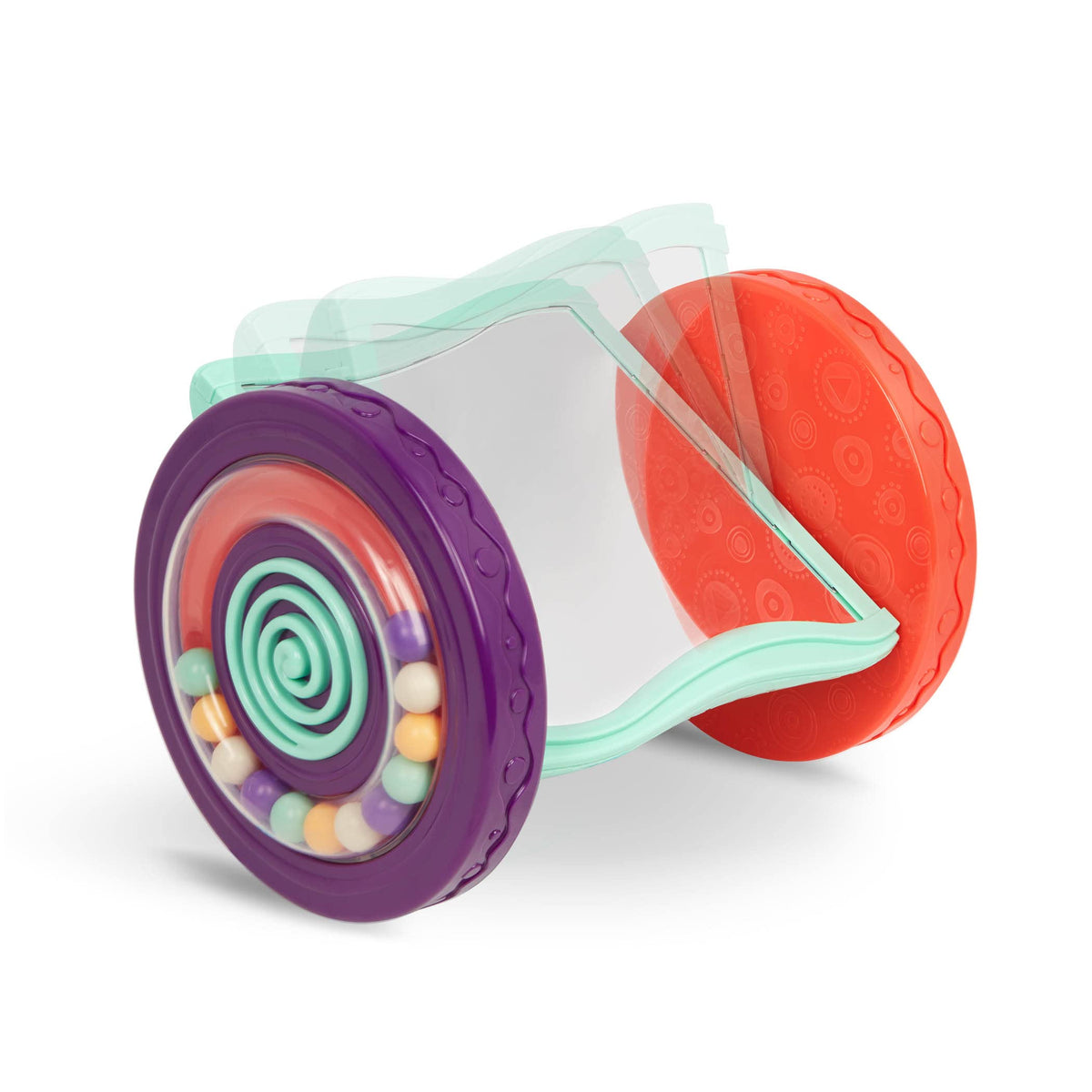 Looky-Looky Baby Mirror: Roly-Poly Tummy Time Toy for Crawling Fun