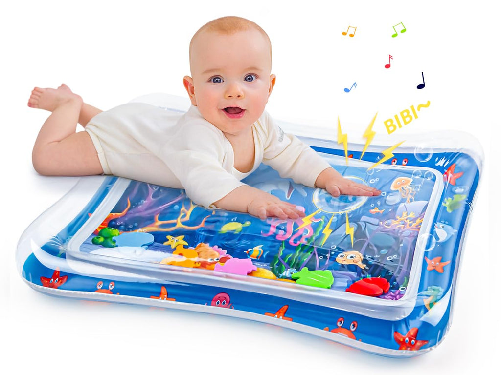 MyPool Inflatable Tummy Time Water Mat for Babies