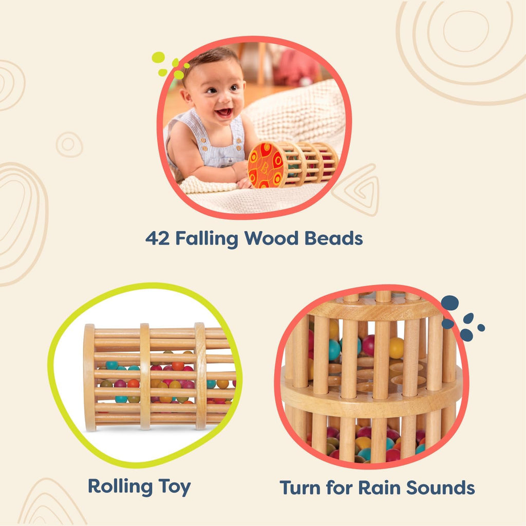 Looky-Looky Baby Mirror: Roly-Poly Tummy Time Toy for Crawling Fun