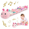 The Cuddle Croc, Musical Stuffed Infant Activity Toy with Teether, Rattle & Crinkles