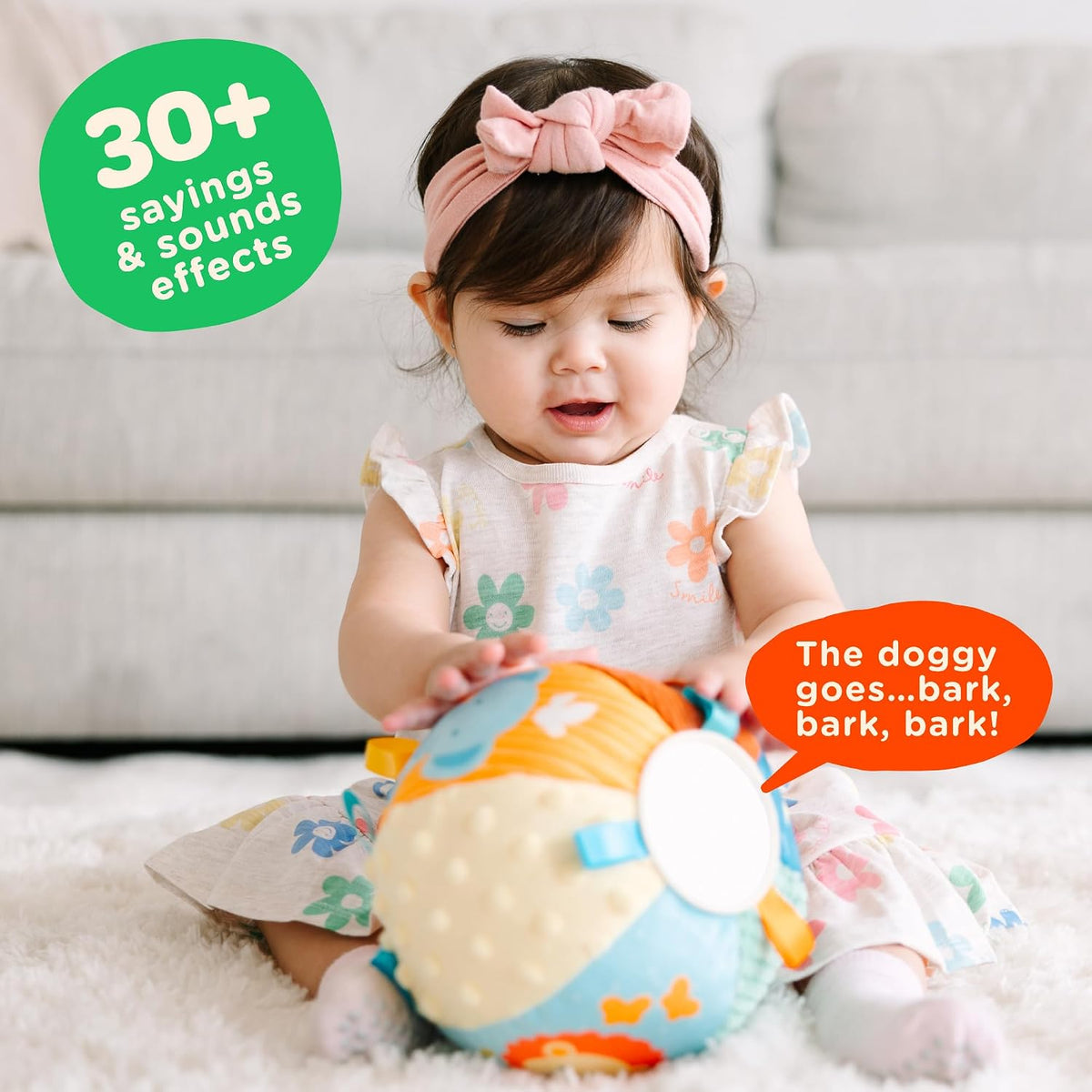 Interactive Sensory Loopy Loops Baby Ball: Kick, Play & Explore for Sensory Fun!