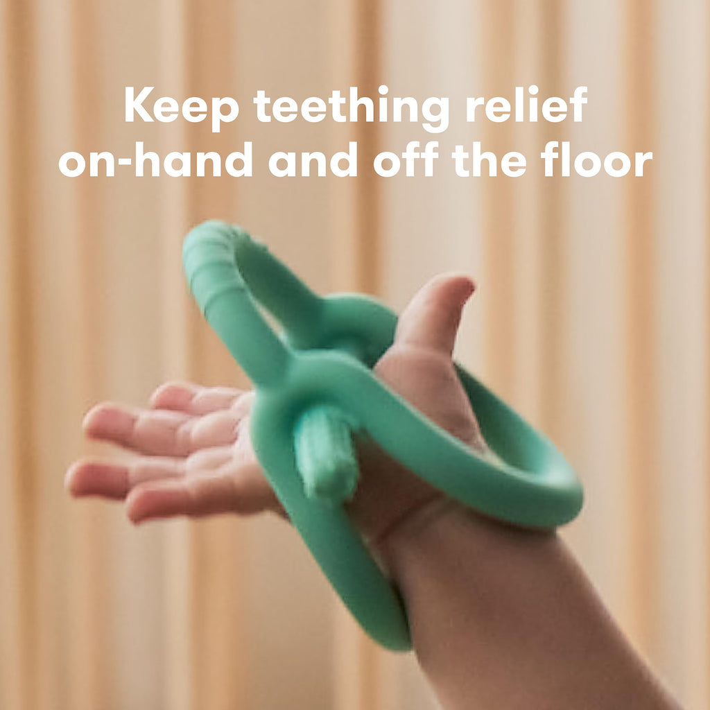 Get-A-Grip Silicone Baby Teether | Easy-Hold, BPA-Free Teething Relief