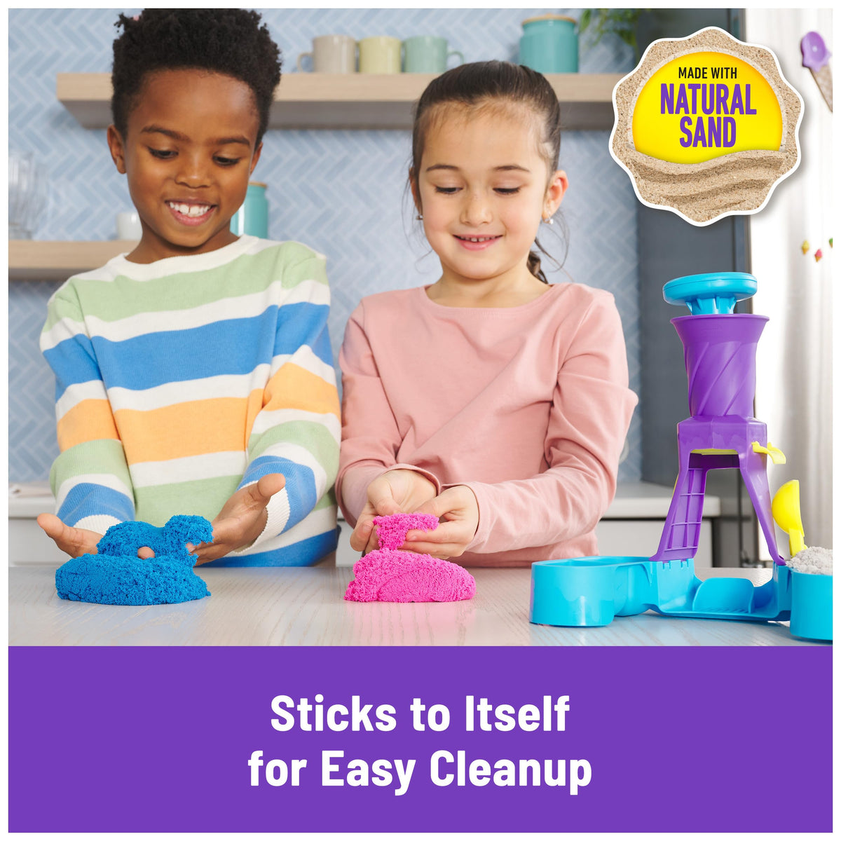 Swirl & Serve Kinetic Sand Station