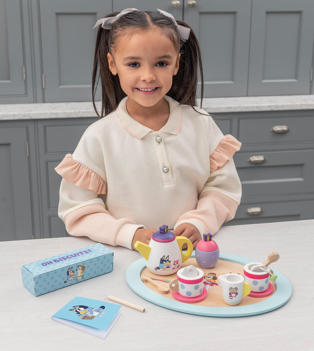 Bluey Wooden Tea Party Set