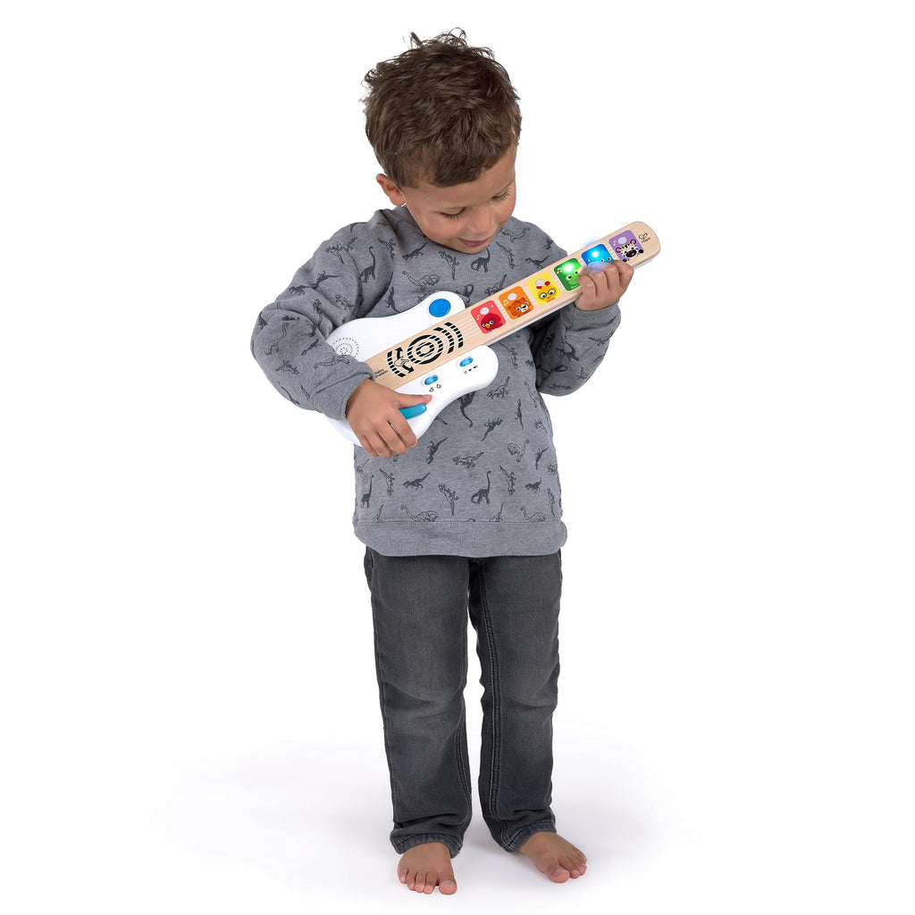 Light Up Strum Along Magic Touch Wooden Guitar